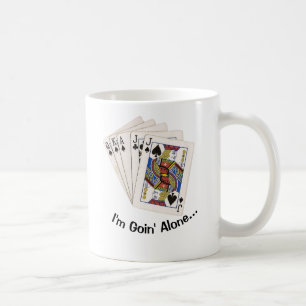 Euchre "I'm Goin' Alone" Cup