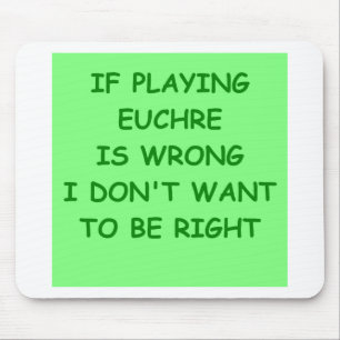 euchre mouse mat