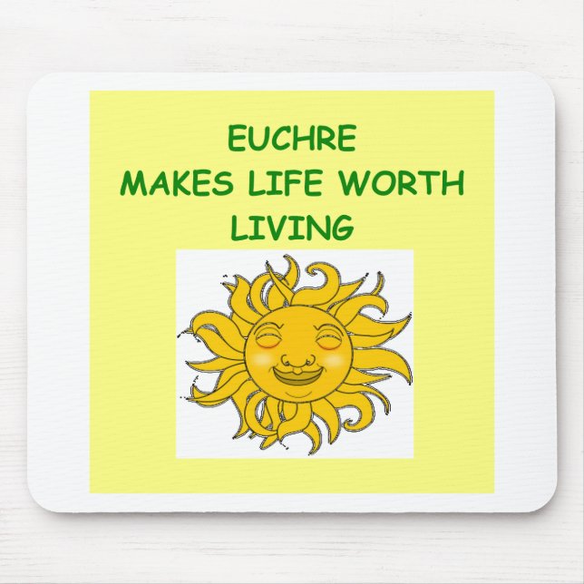 euchre mouse mat (Front)