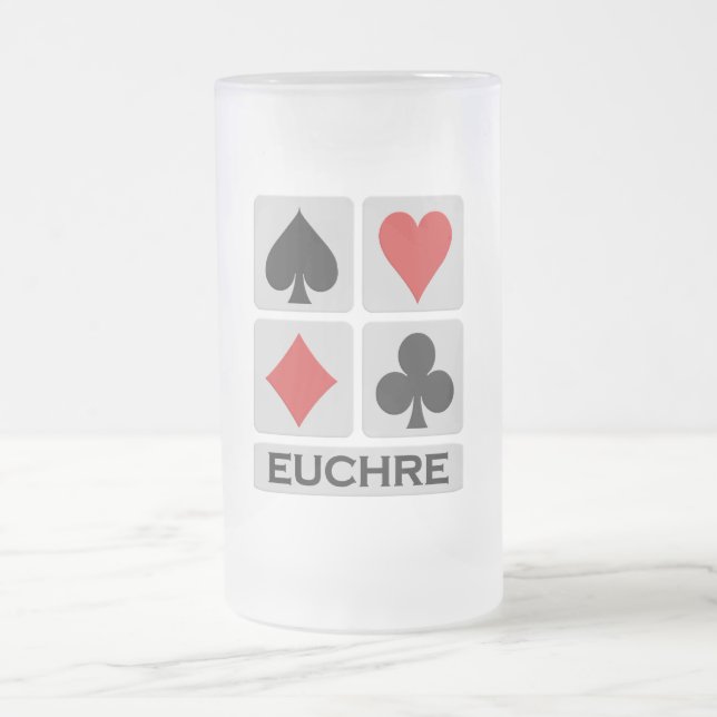 Euchre mug - choose style & color (Center)