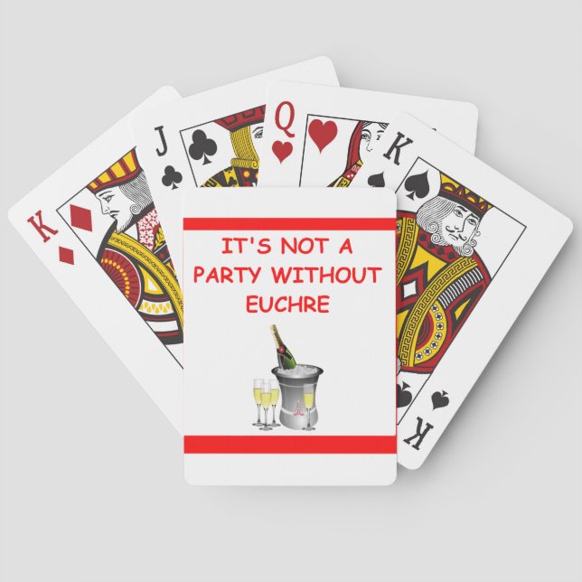 EUCHRE PLAYING CARDS (Back)