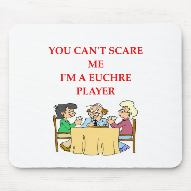 EUCHRE.png Mouse Mat (Front)