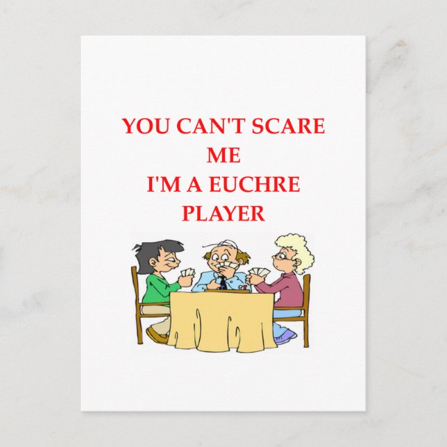 EUCHRE.png Postcard (Front)