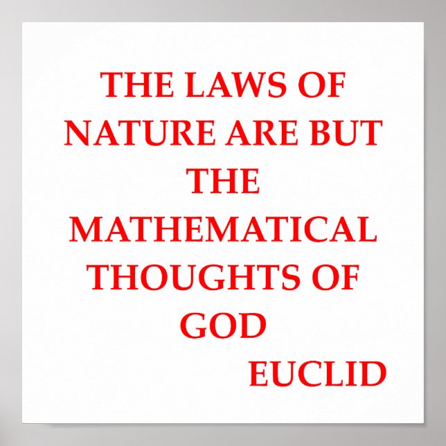 EUCLID quote Poster (Front)