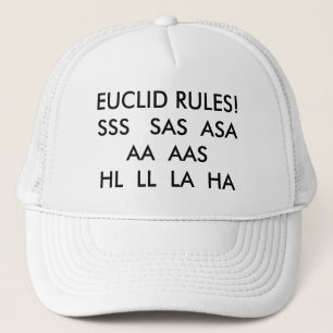 EUCLID RULES!SSS SAS ASA AA AAS HL LL ... TRUCKER HAT