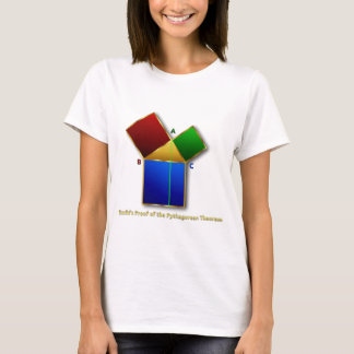 Euclid's Proof of the Pythagorean Theorem. T-Shirt