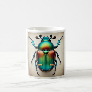 Eudicella Beetle 120724IREF119 - Watercolor Coffee Mug