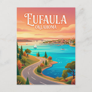 Eufaula USA Postcard