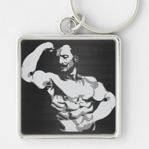 Eugen Sandow Bicep Flex - Bodybuilding Key Ring
