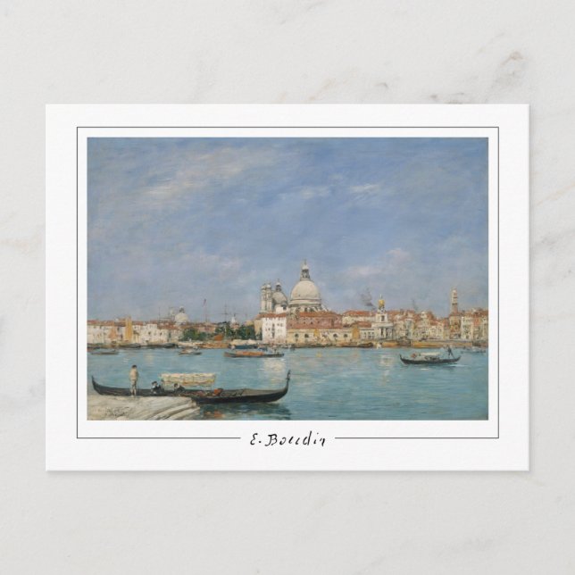 Eugène Boudin #30-2 - Fine Art Postcard (Front)