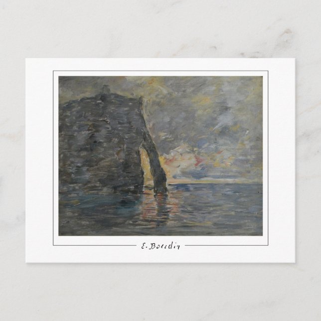 Eugène Boudin #356-2 - Fine Art Postcard (Front)