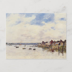Eugene Boudin- The Rocks at Saint-Vaast-la-Hougue Postcard