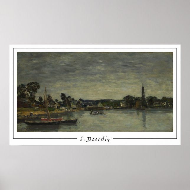Eugène Boudin Zedign Art Poster #244-2 (Front)