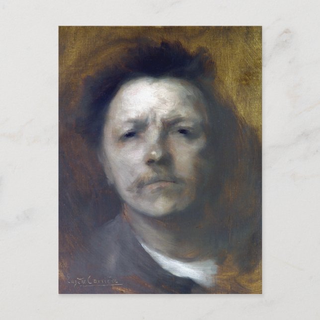 Eugène Carrière Self-Portrait Postcard (Front)