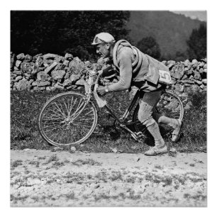 Eugene Christophe Tour de France 1922 Aubisque Poster