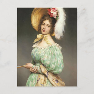 Eugene de Blaas- Musette Postcard