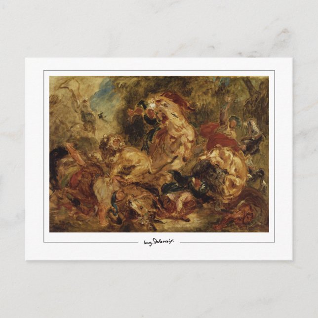 Eugène Delacroix #11 - Fine Art Postcard (Front)