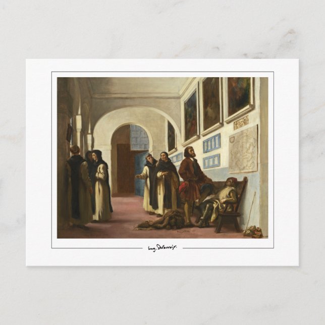 Eugène Delacroix #256 - Fine Art Postcard (Front)