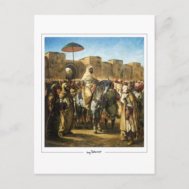 Eugène Delacroix #422 - Fine Art Postcard (Front)