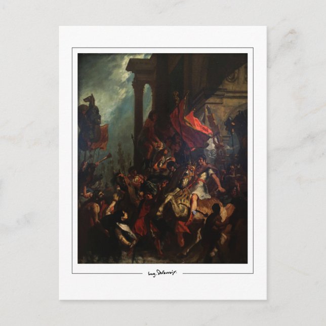 Eugène Delacroix #560 - Fine Art Postcard (Front)