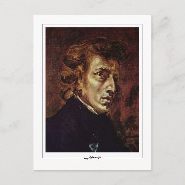 Eugène Delacroix #694 - Fine Art Postcard (Front)