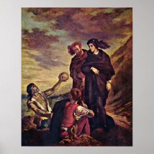 Eugene Delacroix - Hamlet and Horatio Poster