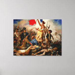 EUGENE DELACROIX Liberty Leading the People 1830 - Canvas Print