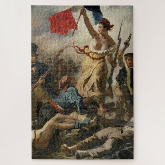 Eugene Delacroix Liberty Leading the people Jigsaw Puzzle (Vertical)