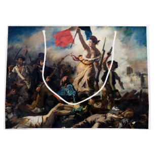 Eugene Delacroix - Liberty Leading The People Large Gift Bag
