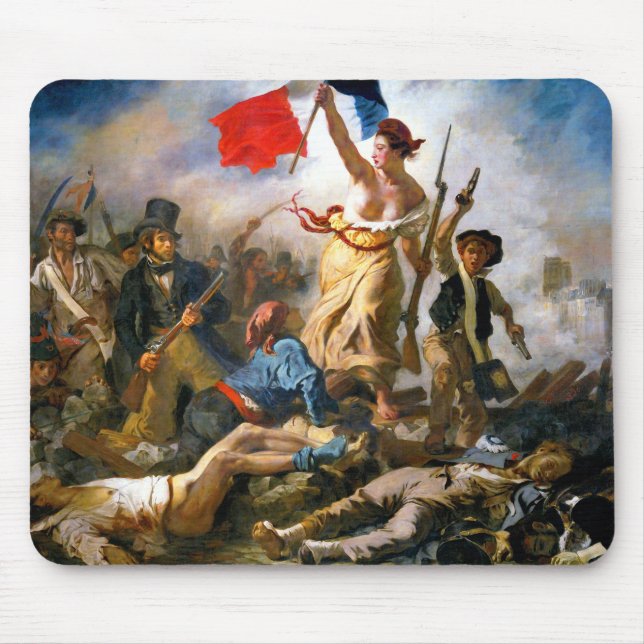 Eugene Delacroix Liberty Leading the People Mouse Mat (Front)