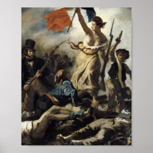 Eugene Delacroix - Liberty  Leading the People Poster