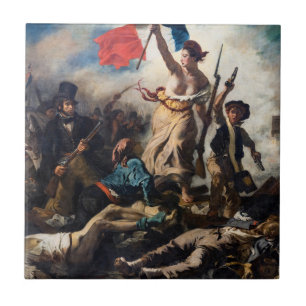 Eugene Delacroix - Liberty Leading The People Tile
