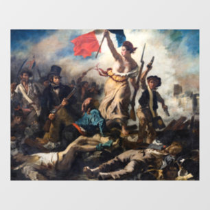 Eugene Delacroix - Liberty Leading The People Window Cling