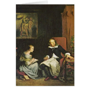 Eugene Delacroix:Milton dictated to his daughters