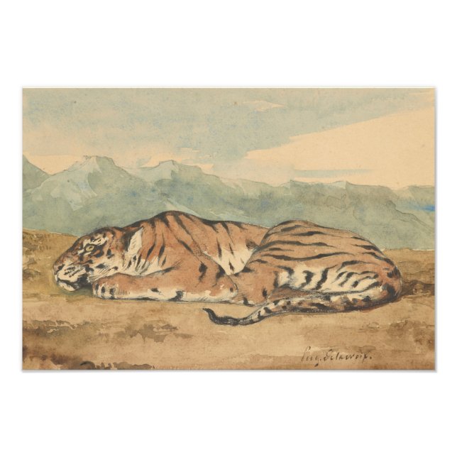 Eugene Delacroix - Royal Tiger Photo Print (Front)