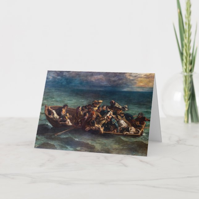 Eugene Delacroix - The Shipwreck of Don Juan Card (Front)