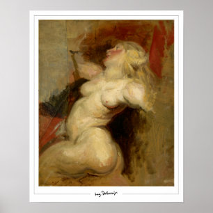 Eugène Delacroix Zedign Art Poster #118