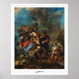 Eugène Delacroix Zedign Art Poster #3