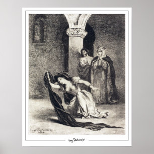 Eugène Delacroix Zedign Art Poster #400