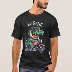Eugene Funny Alligator Design for Boys Name Eugene T-Shirt