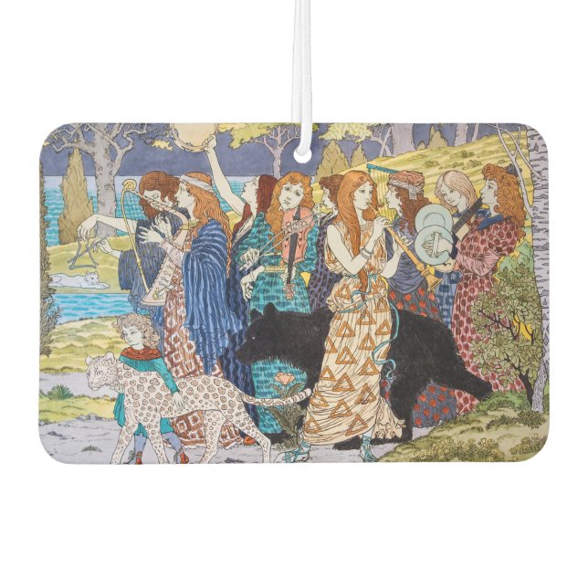 Eugene Grasset - Harmony Decorative Panel Car Air Freshener (Front)