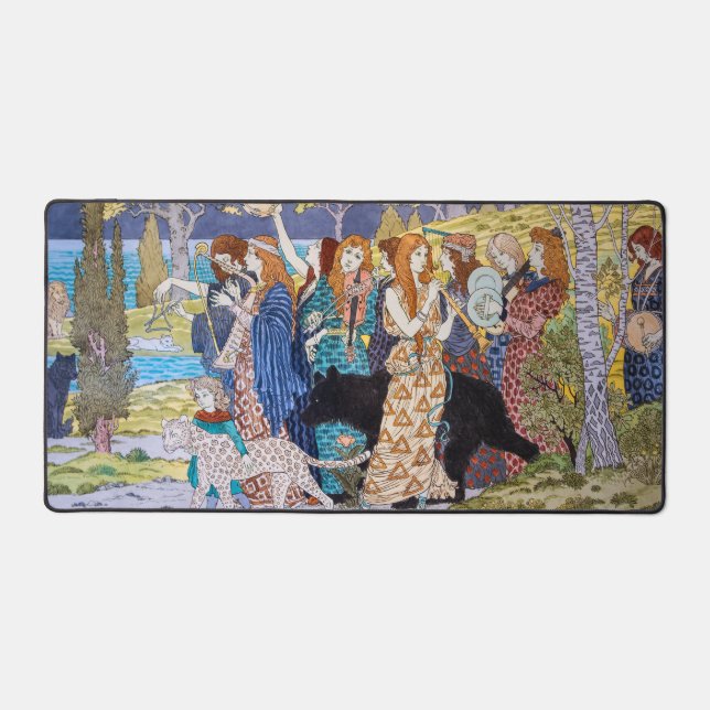 Eugene Grasset - Harmony Decorative Panel Desk Mat (Front)