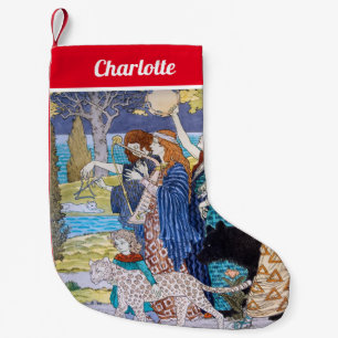 Eugene Grasset - Harmony Decorative Panel Small Christmas Stocking