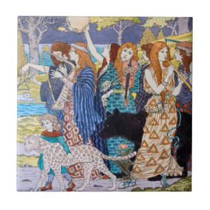 Eugene Grasset - Harmony Decorative Panel Tile