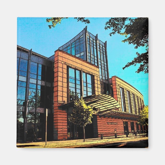 Eugene Library Magnet (Front)