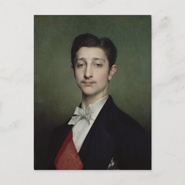 Eugene-Louis-Napoleon Bonaparte  1874 Postcard (Front)