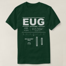 Eugene Mahlon Sweet Field Airport EUG T-Shirt