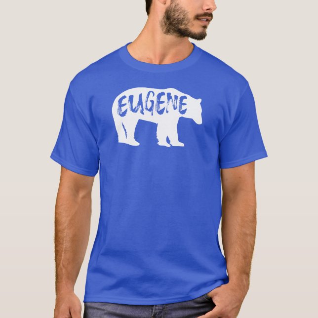 Eugene Oregon Bear T-Shirt (Front)