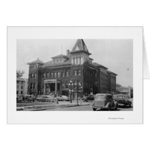 Eugene, Oregon Scene with City Hall Photograph