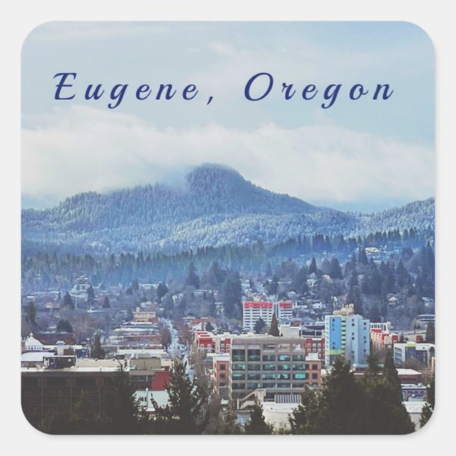 "Eugene, Oregon" Stickers (Front)
